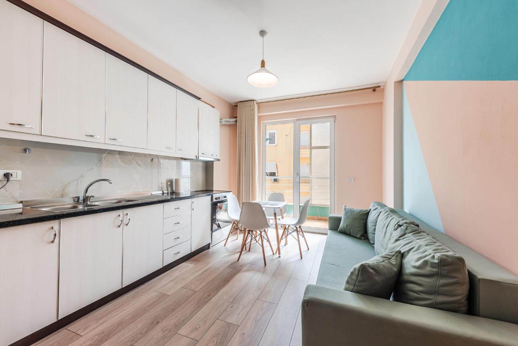 Sunny Central Apartment ดูร์เรส ภายนอก รูปภาพ